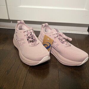 GEL-NIMBUS 26 Women's Running Shoes SIZE 8 WATERSHED ROSE/WHITE